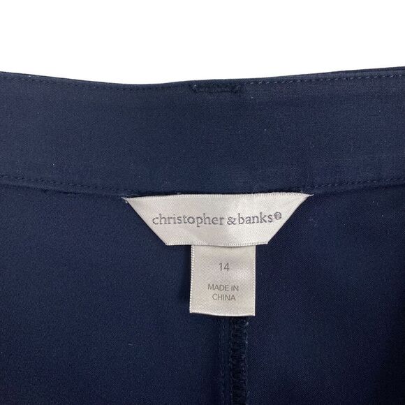 Christopher & Banks Black pants size 8S - Picture 3 of 5